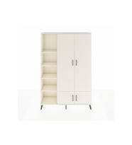 Arges Gardrop 6 Raflı 4 Kapaklı Tek Askılı 132x30x195 Aytaşı-Aytaşı