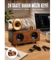Çalar Radyo Müzik Kutusu Nostaljik Hoparlör Speaker