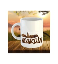 Şehir Porselen Kupa - Mardin (Beyaz)
