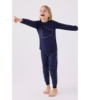 Arnetta 3050 Kız Çocuk Love Uzun Kol Pijama Takım