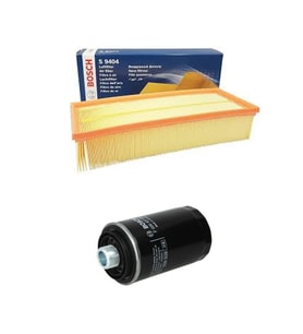 Bosch Filtre Bakım Seti Audi A3 1.8 TFSI 2004-2012 Hava + Yağ filtre