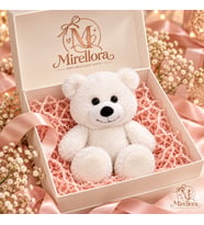 Mirellora Şirin Beyaz Ayıcık 15cm