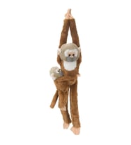 Wild Republic Asılı Yavrulu Sincap Maymunu 50 cm 15264