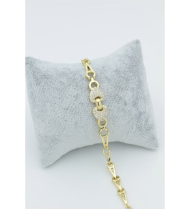 STİL İNCİSİ/XUPING JEWELRY OSTİE  KALP MODEL ZİRKON TAŞLI BİLEKLİK