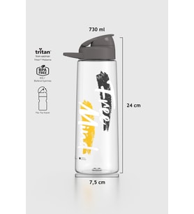 Renga Lidya Free Mind Desen 730 ml Tritan Matara 912035 Füme