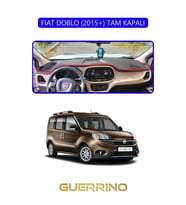 FIAT DOBLO 2015+ TAM KAPALITORPİDO KORUMA HALISI MAVİ KENAR