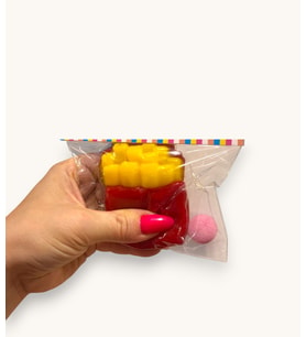 Moj moj Taba Squish Patates Kızartması Sukuşi Yumuşak Stres Atıcı Oyuncak - 1 Adet