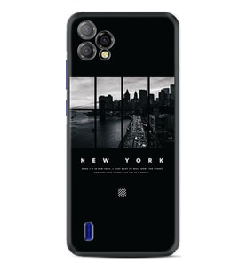 Reeder P13 Blue Plus 2022 Kılıf Silikon Desen Özel Seri New York 1612