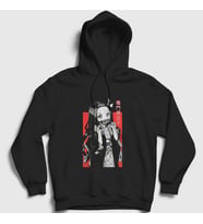 Presmono Unisex Beyaz Nezuko Kamado V3 Anime Demon Slayer Kimetsu No Yaiba Kapüşonlu Sweatshirt 308350tt (Siyah)