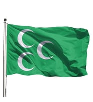 3 Hilal Yeşil 70x105 - Tek Kat Raşel