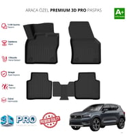 VOLVO XC40 ARACA ÖZEL 3D PASPAS 2018 2019 2020 2021 2022 2023 2024