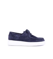 Shoetyle - Hakiki Süet Deri Lacivert Renk Günlük Erkek Ayakkabı - 115-K512-1065