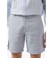 Lacoste Men's Slim Fit Linen Bermuda Shorts Grey Erkek Dar Kesim Keten Şort Gri