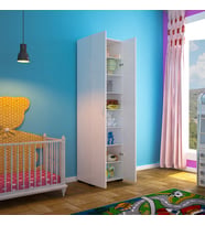 Modilayn Sekiz Raflı CokAmaclı Dolap Mutfak Dolabı Banyo Dolabı Ofis Dolabı (Beyaz)