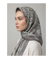 Lady Coco Dijital Baskı Royan Eşarp Desen 1 Renk 3