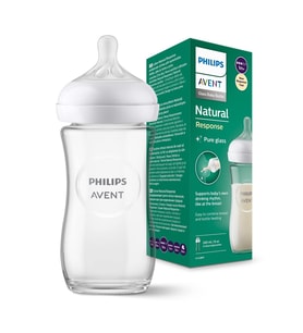 Philips Avent Natural Response Cam Biberon 1 Ay+ 240 ml, Tepkili Biberon Emziği SCY933/01