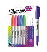 SHARPİE 2201774 GLOM POP PERMANENT FINE MARKER SET 5'Lİ