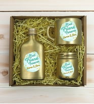 BK Gift Kişiye Özel İsimli DTF Best Friend Temalı Gold Kahve Fincanı & Kolonya & Mum Hediye Seti-2, Arkadaşa Hediye, Doğum Günü Hediyesi