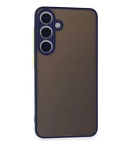 Galaxy S24 Kılıf Montreal Silikon Kapak - Lacivert