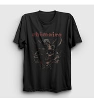 Presmono Unisex Siyah Skulls Chimaria T-Shirt 551461tt