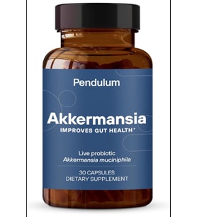 Pendulum Akkermansia Probiotic with Prebiotic Fiber - Increases GLP-1 Production, Delayed Release, Third-Party Tested, 100M AFU Live Strain for Gut Health 30 Capsul. Mde ın Usa.3994 (Renksiz)