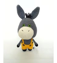 Organik Amigurumi Komik Eşek