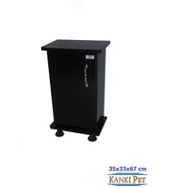 Kanki Pet 35 Cm MDF Flex İthal Akvaryum Sehpası Siyah 35x33x67 Cm