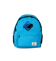 Önü Nakışlı Laptop Bölmeli Unisex Sırt Okul Çantası Back to School (Turkuaz)