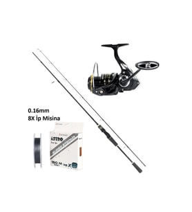 Focus BG 3000M + 240cm 5-35gr Spin Olta Seti ile balık tutmayı keyfe dönüştürün