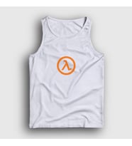 Presmono Unisex Beyaz Half Life Logo Oyun Atlet 421238tt (Beyaz)