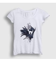 Presmono Kadın Beyaz Robe Oyun Hollow Knight T-Shirt 492948tt