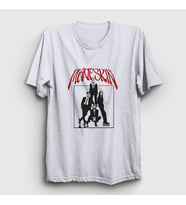 Presmono Unisex Beyaz Cover Band Maneskin T-Shirt 356878tt