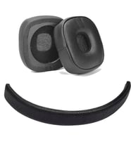 Marshall Major 5 Uyumlu Kulaklık Pedi ve Kafa Bandı (Siyah)