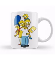 Familia Simpsons Kupa Bardak Porselen