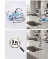 Tasarım Ve Dayanıklılık: Irmak Su Armatürleri Krom Lavabo / Lavabo Bataryası Montaj Seti Dahil Su Tasarruflu