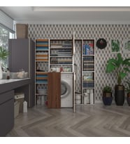 Kenzlife çamaşır makinesi dolabı kasparovmega cvz 180*156*55-20 banyo kapaklı arkalıksız (Karışık)