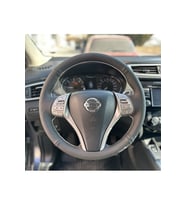 Nissan Qashqai Araca Özel Direksiyon Kılıfı (noktalı Düz Krem Dikişli)