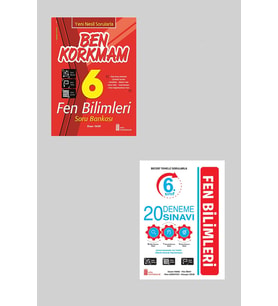 Ata 6.Sınıf Ben Korkmam Fen Bilimleri + 20 Deneme Sınavı
