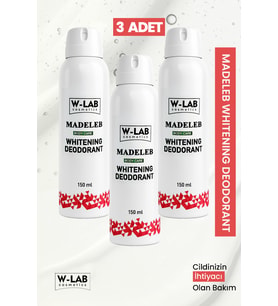 W-Lab Cosmetics Whitening Deodorant 3 lü Set