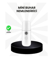 Mey İthalat® Kablosuz Şarjlı Mini Buhar Nemlendirici – Cilt ve Ortam İçin Taşınabilir Akıllı Cihaz