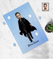 Kişiye Özel Kabadayı Karikatürlü A4 99 Parça Puzzle Bay-2