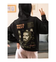 Drake Way 2 Sexy Baskılı Unisex Oversize Tasarım Rapper Şarkıcı Hoodie