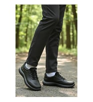 Walkway Flexible Pu M Siyah-Siyah Erkek Spor Ayakkabı