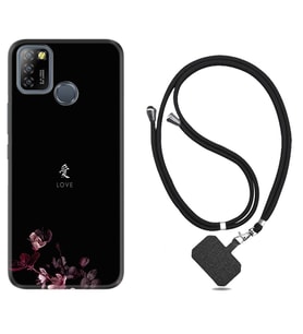 INFINIX Smart 4 5 6 Zero 8 S5 Pro Kılıf Boyun Askılı Silikon Love 1629