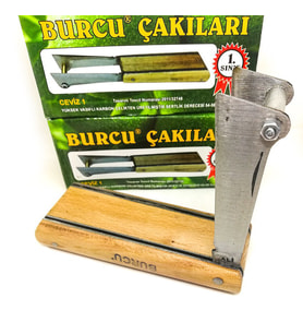 Burcu Çakıları Çift Ağızlı Ceviz Aşı Bıcağı