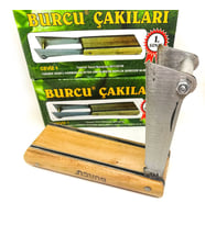 Burcu Çakıları Çift Ağızlı Ceviz Aşı Bıcağı
