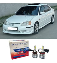 Honda Civic Vtec 1 ES7 Led Xenon Sis Far Ampulü H11 Duo Yeni Seri Beyaz 2001-2004