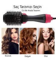 Saç Şekillendirici ve Saç Düzleştirici Fön Tarağı