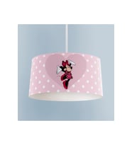 MEKTA HOME BEBEK VE ÇOCUK ODASI Büyük Kalpli Minnie Mause ve Puantiyeli Avize