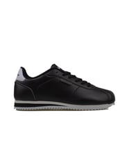 Trend Adımlar Siyah-Beyaz Sıfır Taban Unisex Kort Sneaker (Siyah - Beyaz)